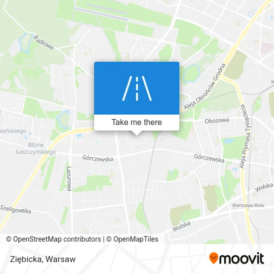 Карта Ziębicka