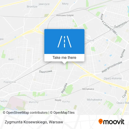 Карта Zygmunta Kosewskiego