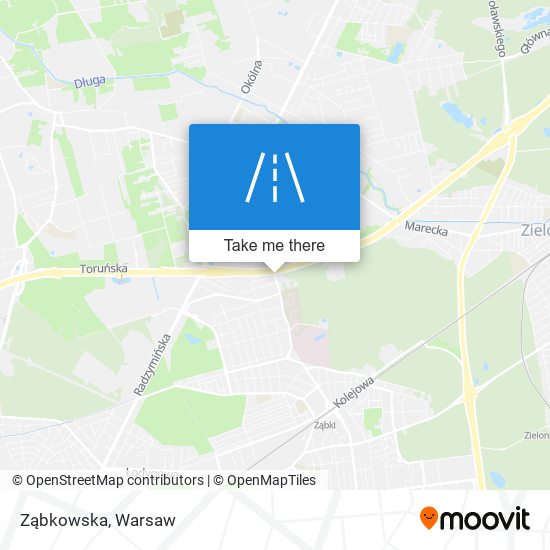 Ząbkowska map