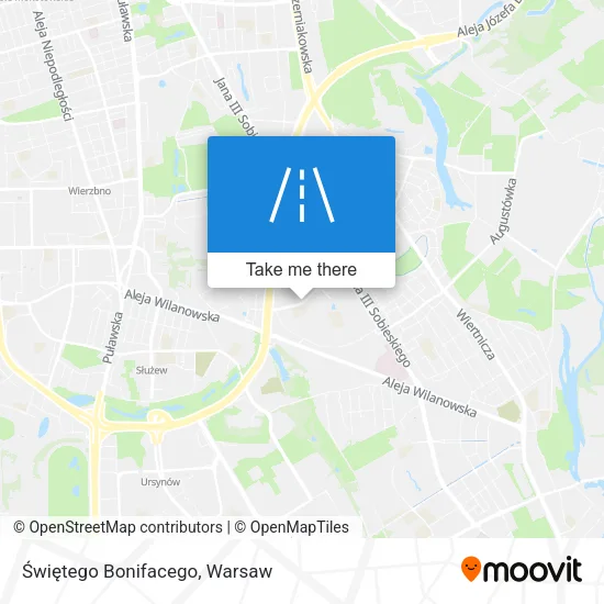 Карта Świętego Bonifacego