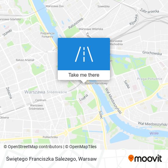 Świętego Franciszka Salezego map