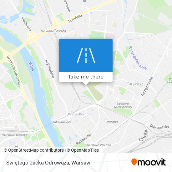 Świętego Jacka Odrowąża map