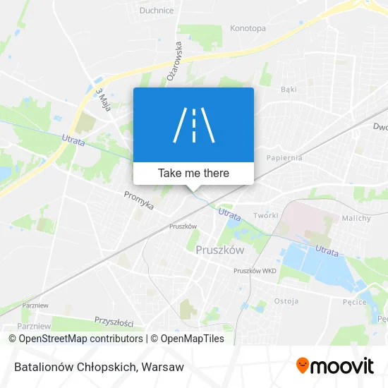 Карта Batalionów Chłopskich