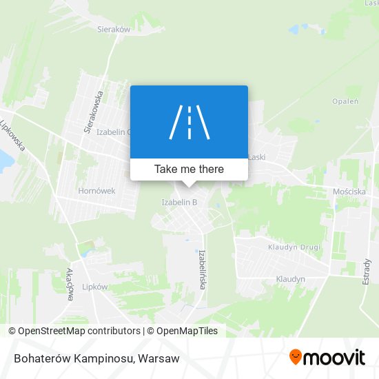 Карта Bohaterów Kampinosu