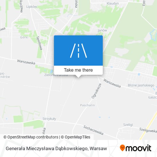 Карта Generała Mieczysława Dąbkowskiego