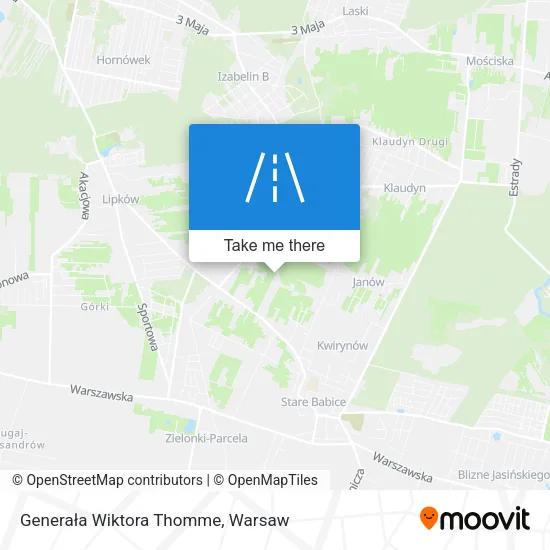 Карта Generała Wiktora Thomme