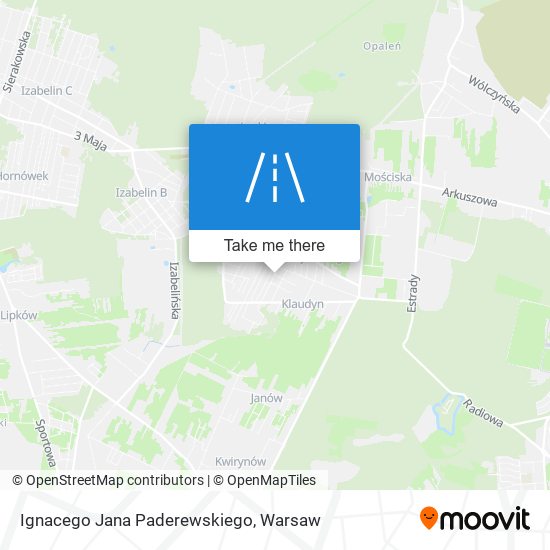 Ignacego Jana Paderewskiego map