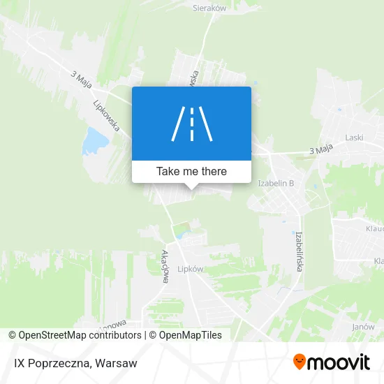 Карта IX Poprzeczna