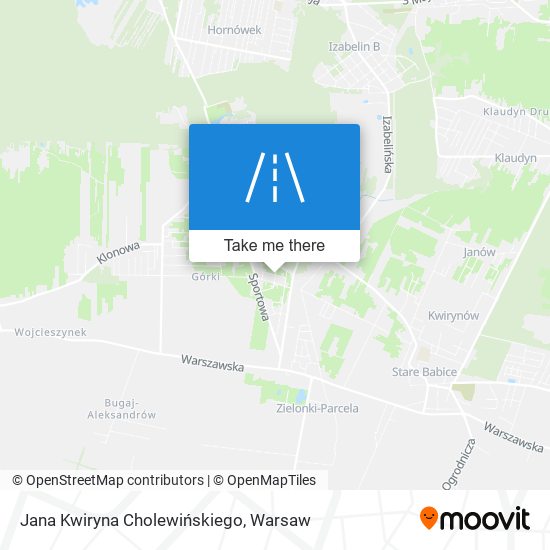 Jana Kwiryna Cholewińskiego map