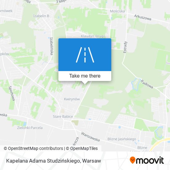 Kapelana Adama Studzińskiego map