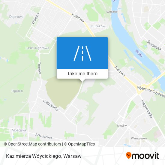 Kazimierza Wóycickiego map