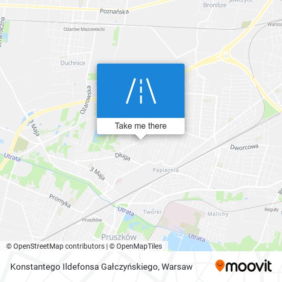 Konstantego Ildefonsa Gałczyńskiego map