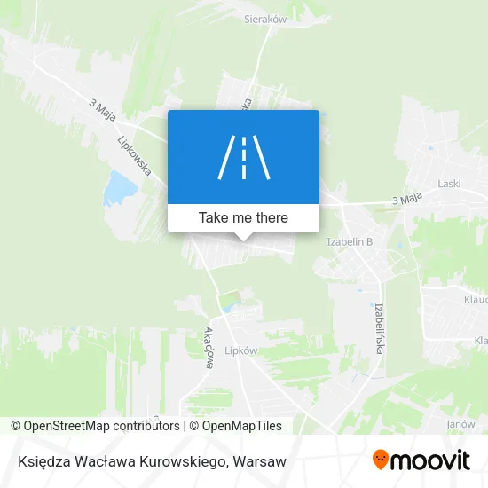 Карта Księdza Wacława Kurowskiego