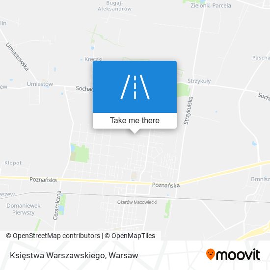 Księstwa Warszawskiego map