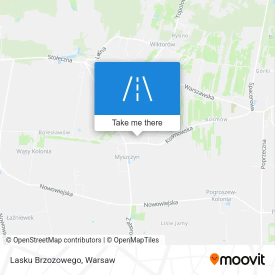 Карта Lasku Brzozowego