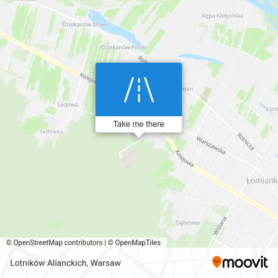 Карта Lotników Alianckich