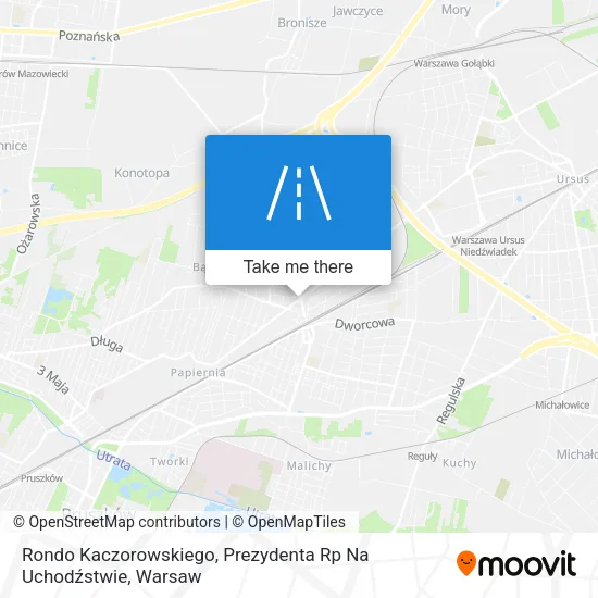 Карта Rondo Kaczorowskiego, Prezydenta Rp Na Uchodźstwie