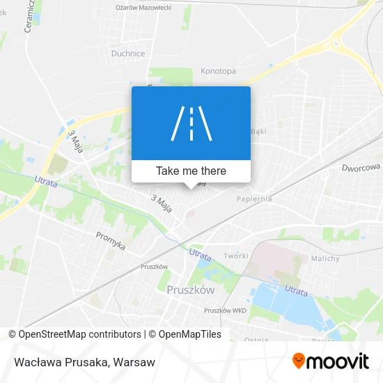 Карта Wacława Prusaka