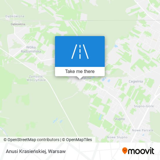 Anusi Krasieńskiej map