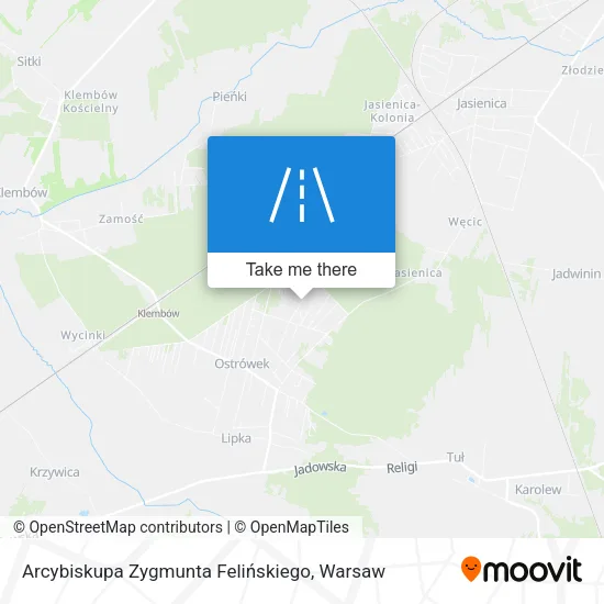 Карта Arcybiskupa Zygmunta Felińskiego