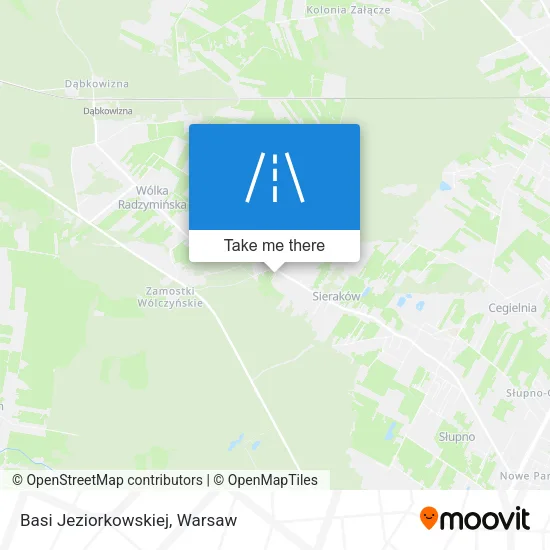 Карта Basi Jeziorkowskiej