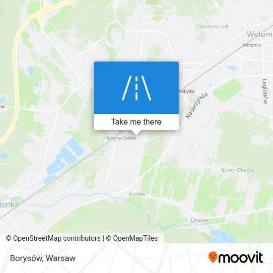 Карта Borysów