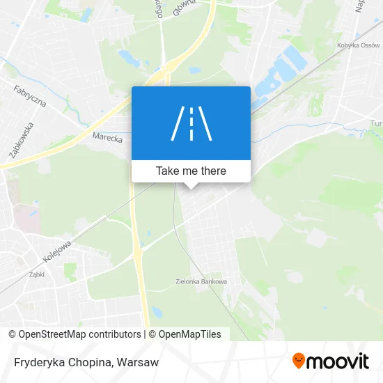 Fryderyka Chopina map