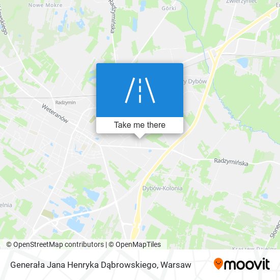 Generała Jana Henryka Dąbrowskiego map