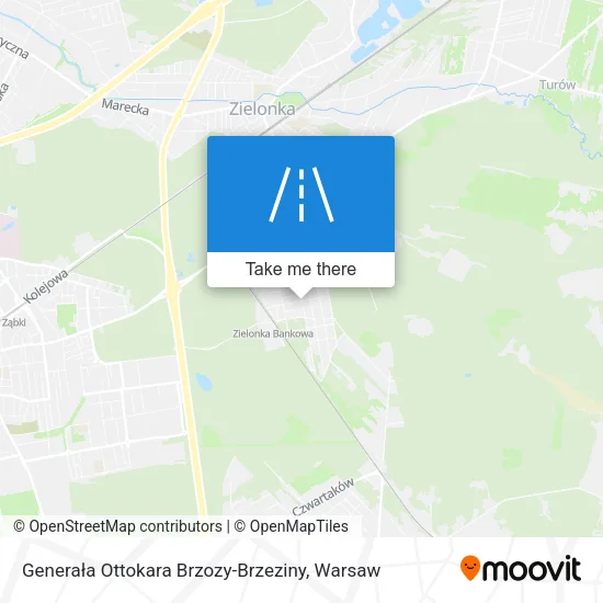 Карта Generała Ottokara Brzozy-Brzeziny
