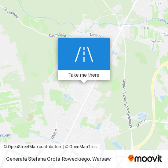 Generała Stefana Grota-Roweckiego map