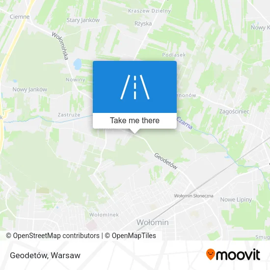Карта Geodetów