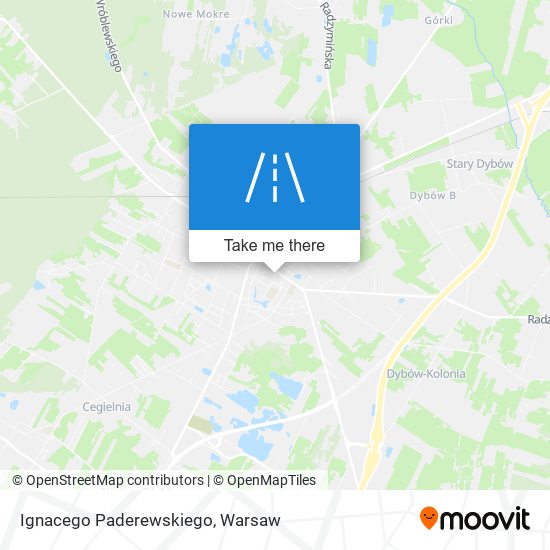 Ignacego Paderewskiego map