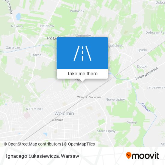 Ignacego Łukasiewicza map