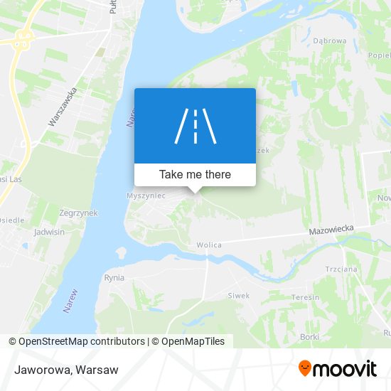 Jaworowa map