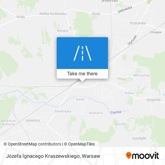 Józefa Ignacego Kraszewskiego map