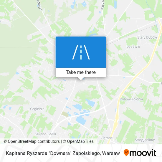 Карта Kapitana Ryszarda "Downara" Zapolskiego