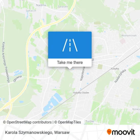 Карта Karola Szymanowskiego