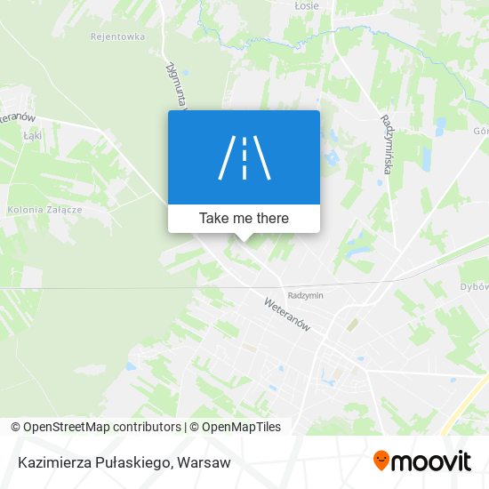 Kazimierza Pułaskiego map