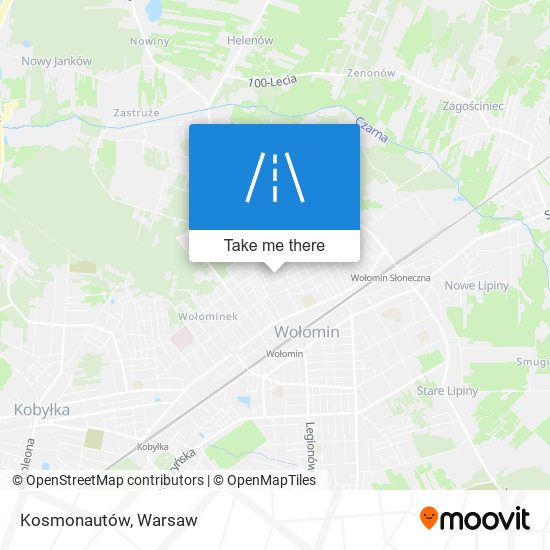 Карта Kosmonautów