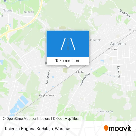 Карта Księdza Hugona Kołłątaja