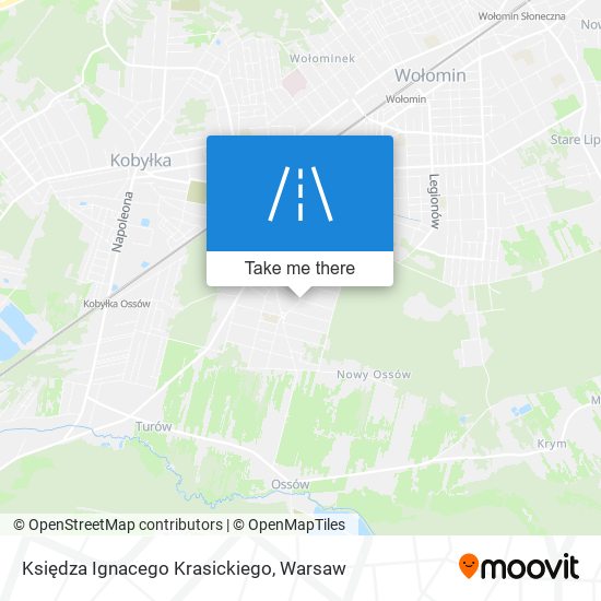 Księdza Ignacego Krasickiego map