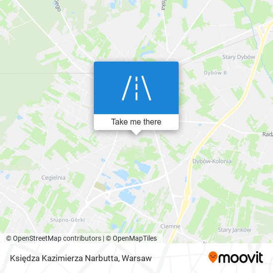 Księdza Kazimierza Narbutta map