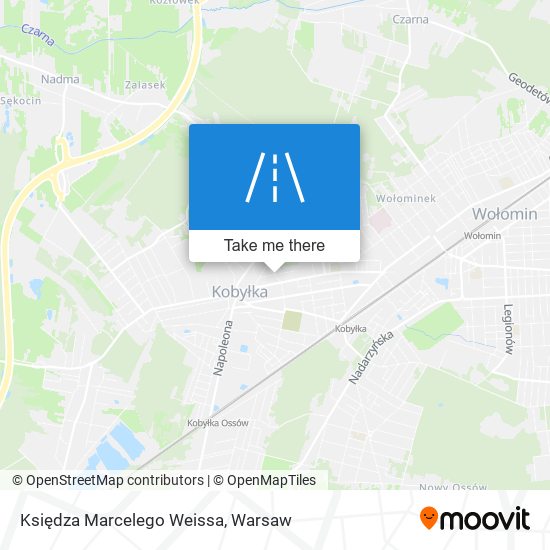 Księdza Marcelego Weissa map