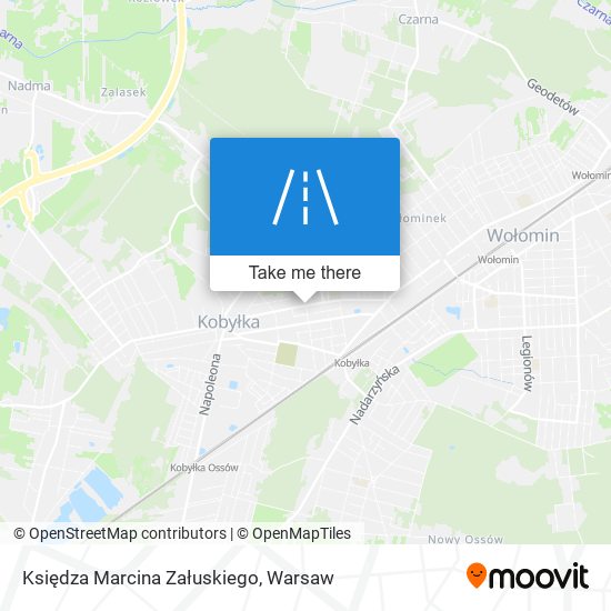 Księdza Marcina Załuskiego map