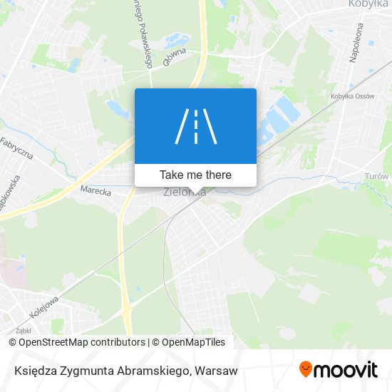 Księdza Zygmunta Abramskiego map