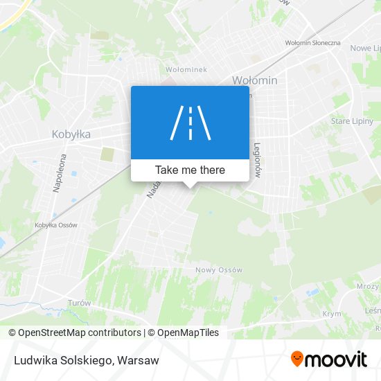 Ludwika Solskiego map