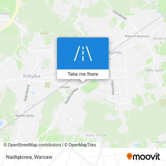 Карта Nadłąkowa