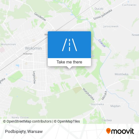 Podbipięty map