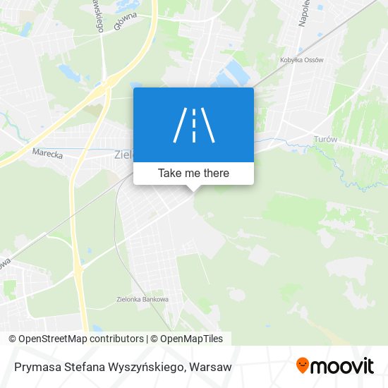 Prymasa Stefana Wyszyńskiego map