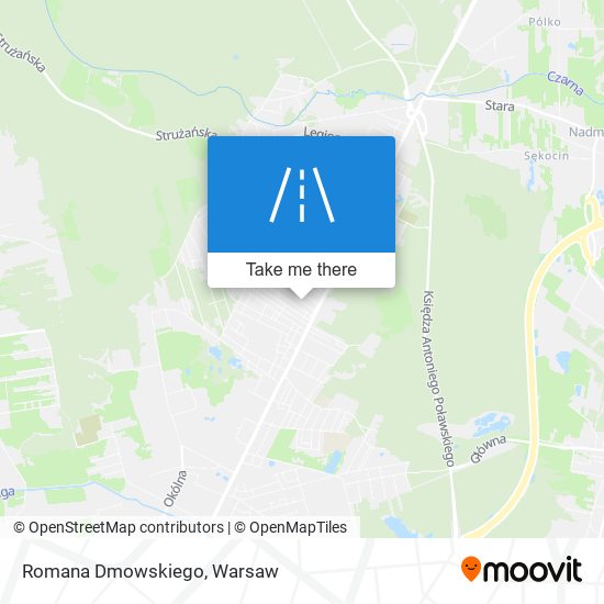 Romana Dmowskiego map